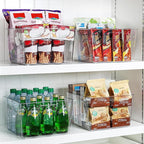 Vtopmart 6 Pack Extra Large Clear Plastic Storage Bins, 11x11 Cube Acrylic - Image 7