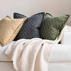 ZWJD Pillow Covers 16x16 Set of 2 Soft Polyester Textured Pillow Covers - Image 6
