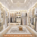 Closet System - 4.75-8FT Closet Organizer System - Image 5