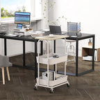 Simple Houseware 2-Tier Rolling Utility Cart - Image 2