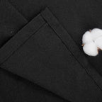 YoungsTex Black Linen Curtains 36 Inch Long - Image 7
