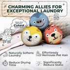 No More Dryer Sheets! Reusable Wool Dryer Balls XL 6-Pack - Image 2