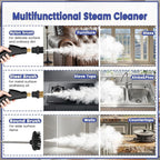 2500W Handheld Steam Cleaner, Portable Car Steamer - Image 4