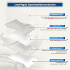 KING MOUNTAIN Linen Repair Patches, Self-Adhesive Fabric Patches, 4 X 63 inch - Image 3