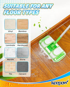 Keepow 6 Pack Reusable Mop Pads Refills Compatible - Image 5