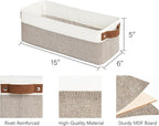 StorageWorks Narrow Storage Bins, Small Baskets - Image 2