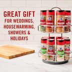 McCormick Spice Rack, Two Tier Chrome, Featuring 16 Herbs & Spices - Image 4