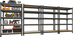PrimeZone Storage Shelves 4 Pack 5 Tier Adjustable Garage Storage Shelving by PrimeZone