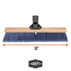 SWOPT 18” Premium Multi-Surface Push Broom Cleaning Head — Indoor and Outdoor - Image 6