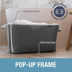 CleverMade Collapsible Laundry Basket Hamper - Image 5