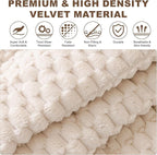 OTOB Couch Cover for Dogs Washable All Seasons, Non Slip Fuzzy Pet Couch Covers - Image 3
