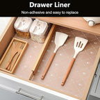 INNOLITES Shelf Liners for Kitchen Cabinets, Non Adhesive Drawer Cabinet Liner - Image 2