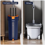 Mop and Bucket Set with Wringer, 3-Tank Flat Mop and Bucket System, Wall Mop - Image 7