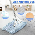 Commercial Mop Handle Heavy Duty, Industrial Metal Mop Stick Replacement - Image 4