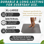 ENKOSI Extra Large Square Non Slip Shower Mat - Image 3