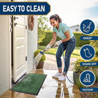 Smiry Front Door Mat Outside Entrance, Heavy Duty Outdoor Indoor Natural Rubber - Image 6