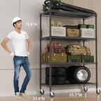 IZEUK Garage Shelving Wide Storage Shelves 4 Tier Metal Shelves 3200 LBS Heavy - Image 3