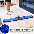 Kleen Handler 48 inch Microfiber Dust Mop | Extra Large Washable Commercial Mop - Image 8