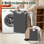 Laundry Sorter with Removable Bag, 16 Gallons Laundry Hamper with Adjustable - Image 7