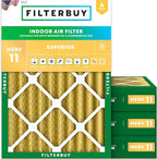 Filterbuy 20x23x4 Air Filter MERV 11 Allergen Defense Replacement, by Filterbuy