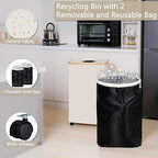 efluky Recycle Bins for Kitchen 100L, Recycling Bin - Image 3
