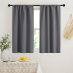 RYB HOME Mini Curtains for Small Window, W29 x L45 inches by RYBHOME