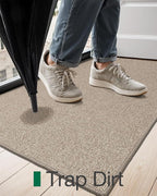 LUMI Indoor Door Mat 17"x30", Ultra Thin Low Profile Non-Slip Doormat - Image 7