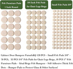 Fursafe&Q Felt Furniture Pads for Hardwood Floors - Image 9
