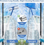 Squeegee for Window Shower Glass Door Cleaning, VOUBIEN Household Squeegee - Image 2