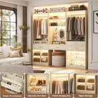 Unikito 75” Modular Closet System, Freestanding Closet Organizer - Image 5