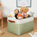 DULLEMELO Fabric Storage Bins for Laundry, Foldable Storage Baskets for Shelves - Image 5