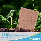 AIDEA Non-Scratch Natural Scouring Pads, Dish Scrubber Pads - Image 3