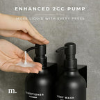 MaisoNovo Refillable Shampoo and Conditioner Bottles | 16.9 fl oz Set of 3 - Image 5