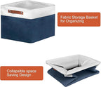 13in Open Fabric Storage Basket - Image 6