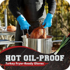 KITCHEN PERFECTION Silicone Smoker Oven Gloves-Extreme HeatResistant BBQ - Image 5