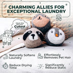 No More Dryer Sheets! Reusable Wool Dryer Balls XL 6-Pack - Image 2