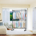 IZEUK Heavy Duty Rolling Garment Rack - Image 5