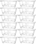 12 Pack Chafing Wire Rack Buffet Stand Chrome Frame - Image 2