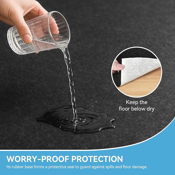Warmstar 2x8 FT Non Slip Rug Pad, 100% Waterproof Felt Rug Pad - Image 3