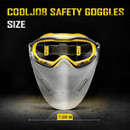 COOLJOB Safety Goggles Over Glasses - Image 6