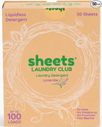 Sheets Laundry Club Laundry Detergent Sheets, 100 Loads by SheetsLaundryClub