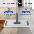 Microfiber Flat Mop for Floor Cleaning - Image 3