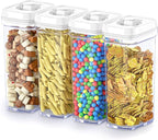 DWËLLZA KITCHEN Airtight Food Storage Containers – 4 Piece set Air Tight Pantry - Image 9