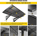 4-Pack 2x3ft Adjustable Garage Wall Shelving 1120lbs Load Capacity Heavy Duty - Image 3