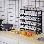Expandable, Adjustable Spice Rack kitchen Organizer, Metal Pantry Storage - Image 4