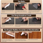 20 Colors Wood Filler Sticks Furniture Markers Touch up, Fill Putty Stick - Image 5