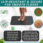 ENKOSI Extra Large Square Non Slip Shower Mat - Image 5