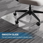 Chair Mat for Carpet, Non-Slip Office Vinyl Mat for Carpet - Image 5