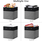 13 x 13 Inch Fine Linen Storage Bins - Image 5