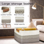 Large Collapsible Laundry Basket, Clothes Hamper - Image 3
